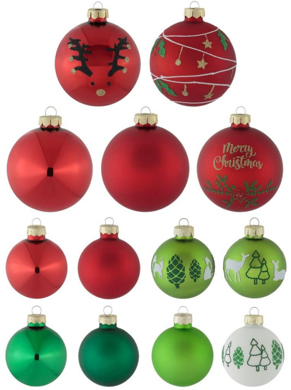MAGIC by Inge Weihnachtsbaumkugel »Shiny & Traditional« (25 St)
