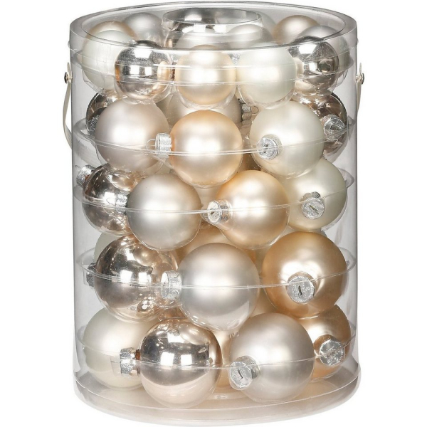 magic Weihnachtsbaumkugel »44er-Set Glas-Weihnachtskugeln, Ø4-6 cm, inkl. 50«