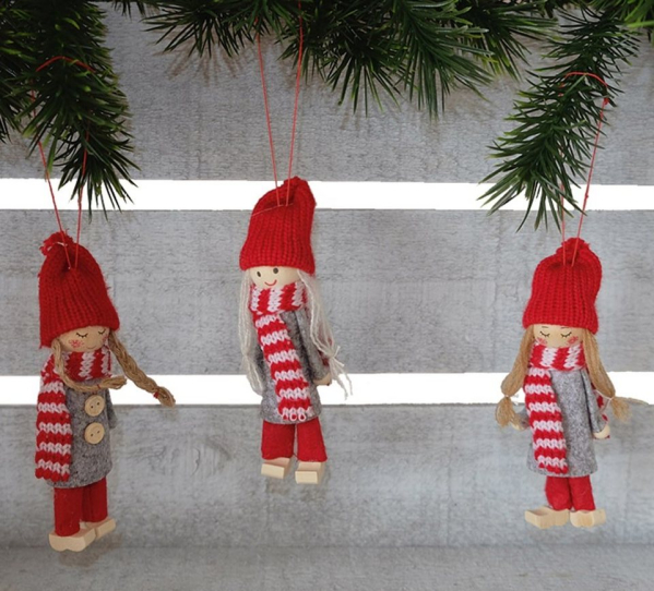 matches21 HOME & HOBBY Christbaumschmuck »Wichtelkinder Christbaumschmuck Hänger 3er 12 cm 12 cm« (3-tlg)