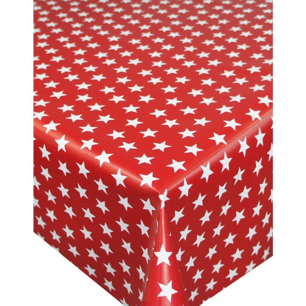 matches21 HOME & HOBBY Tischdecke »Tischdecke SCHNEEFLOCKEN Weihnachten Wachstuch 130×160 cm« (1-tlg)