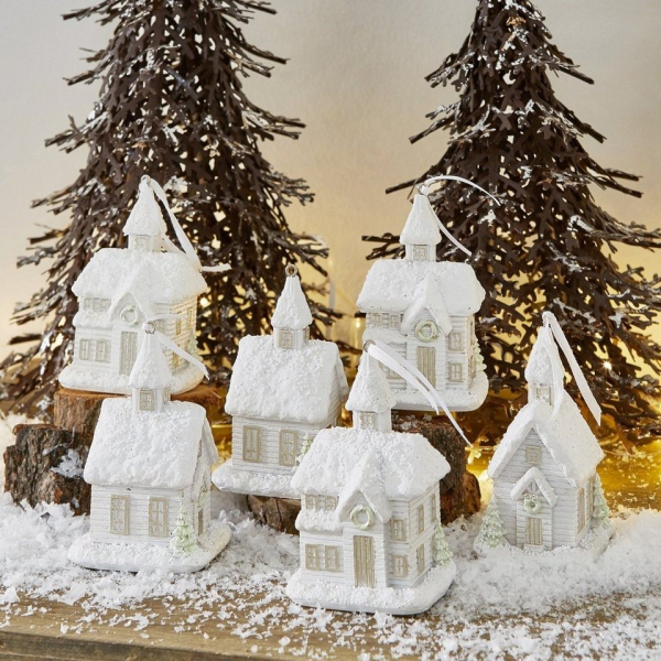 Mirabeau Christbaumschmuck »Weihnachtsschmuck 6er Set Legé weiß«