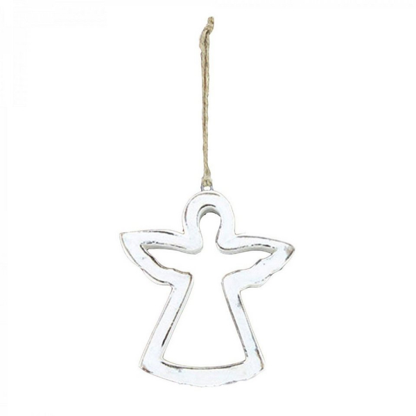 mitienda Christbaumschmuck »Anhänger Engel aus Holz, Weihnachtsdeko«