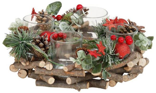 my home Adventskranz »Cheyenne«, Adventsleuchter, Durchmesser ca. 23 cm