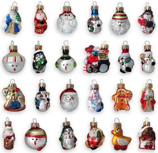 my home Christbaumschmuck »Eick« (24-tlg), Minifiguren, handdekoriert