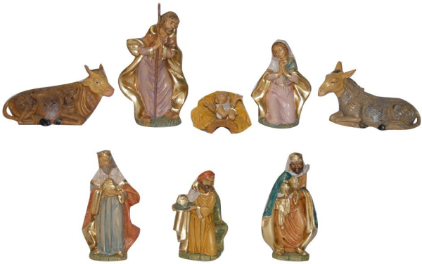 my home Krippenfigur (Set, 8 St), aus Polyresin, Höhe bis 12 cm