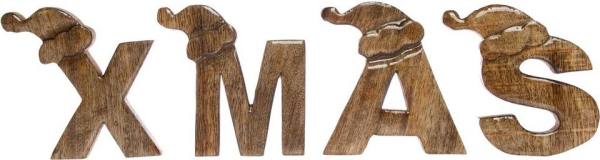 Myflair Möbel & Accessoires Deko-Schriftzug »XMAS« (Set, 4 St)