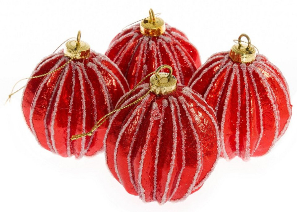 Myflair Möbel & Accessoires Weihnachtsbaumkugel »Carambola« (8 St)