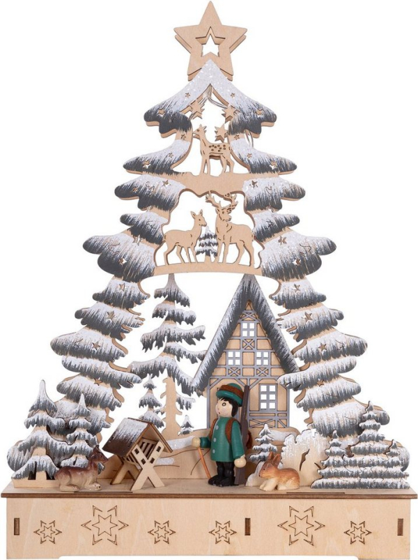 Myflair Möbel & Accessoires Weihnachtsdorf, Tannenbaumform, Höhe ca. 33 cm