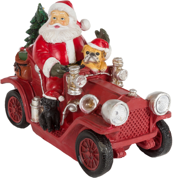 Myflair Möbel & Accessoires Weihnachtsfigur, (1 St.), im Auto, Höhe ca. 18 cm