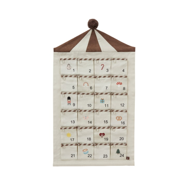 OYOY – Circus Adventskalender, beige / braun