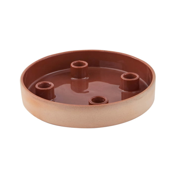 OYOY – Hikari Adventskerzenhalter, Ø 24,5 cm, nutmeg