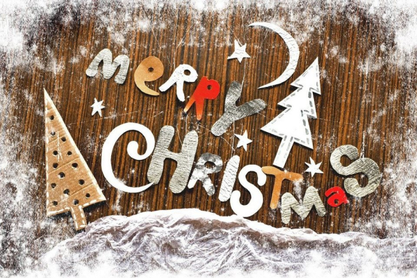 Platzset, »Motiv „merry x-mas“ / 4 Stück a 43 x 30 cm / abwaschbar«, Faktor Stil, (4-St)
