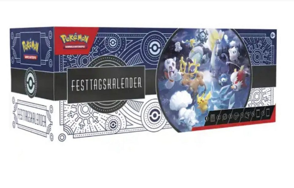 POKÉMON Adventskalender Pokemon Adventskalender 2023 – Festtagskalender, 24 Pokemon Figuren (24-tlg), Advent Kalender für Kinder, Spielzeugkalender, Jungs & Mädchen