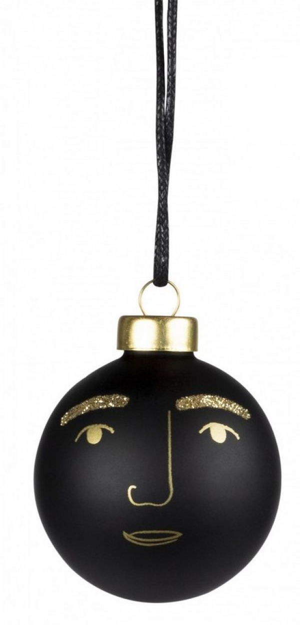 Räder Christbaumschmuck »Räder Living Kugelfreunde, Marco, klein, schwarz«