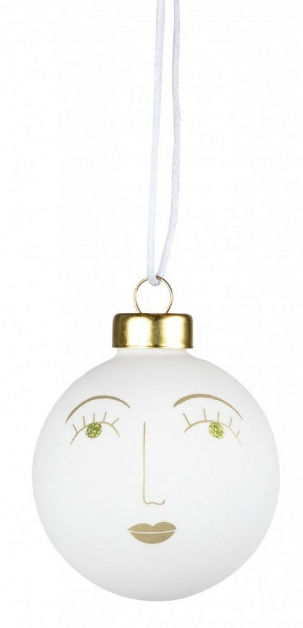 Räder Christbaumschmuck »Räder Living Kugelfreunde, Simone, groß, weiß«