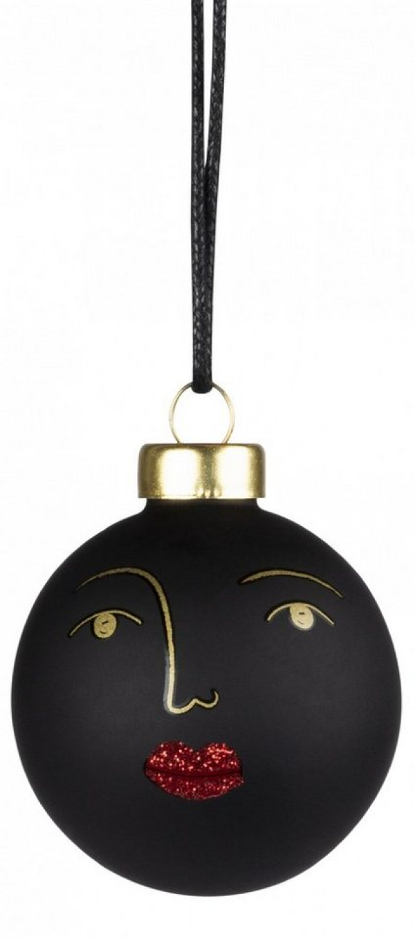 Räder Christbaumschmuck »Räder Living Kugelfreunde, Sylvia, groß, schwar«