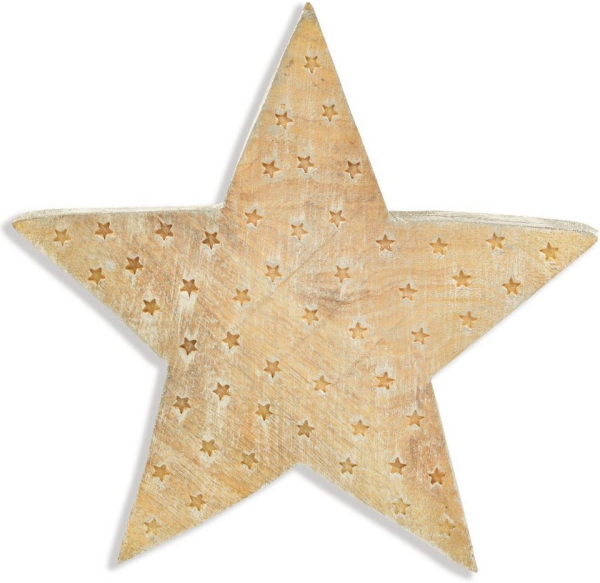 RIFFELMACHER & WEINBERGER Dekostern, 1 St., aus Holz, Höhe ca. 25 cm