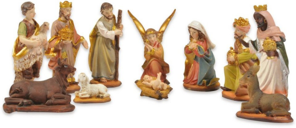RIFFELMACHER & WEINBERGER Krippenfigur (Set, 11 St), aus Polyresin, Höhe ca. 3 cm bis 7 cm