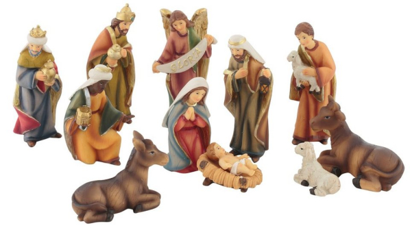 RIFFELMACHER & WEINBERGER Krippenfigur (Set, 11 Stück), aus Polyresin, Höhe 8-11 cm, detailreich gestaltet