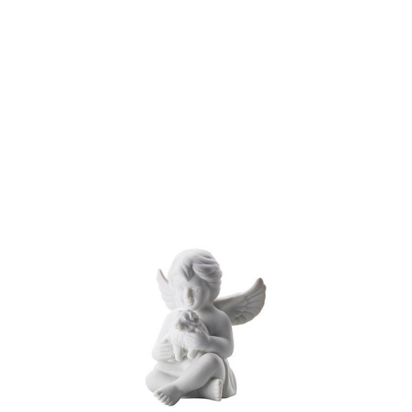 Rosenthal Engelfigur »Engel klein Weiß matt Engel mit Hund 8 cm« (1 Stück)