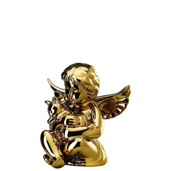 Rosenthal Engelfigur »Engel mittel Gold titanisiert Engel mit Katze« (1 Stück)