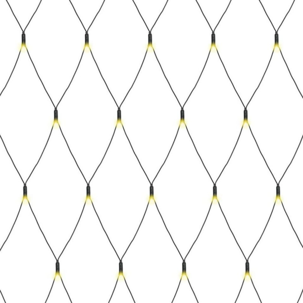 Salcar LED-Lichterkette »31V 3x2m Weihnachten Lichternetz LED außen mit 204 LEDs, Lichterkette outdoor, Lichterkette außen, IP44, anti-rost«, 8…