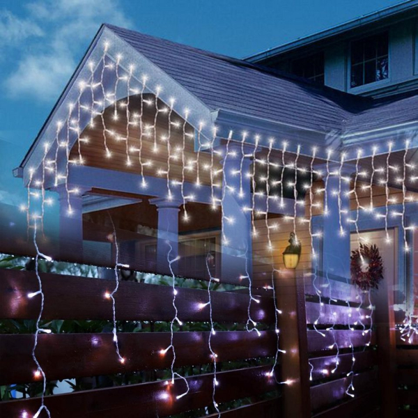 Salcar LED-Lichtervorhang »Lichterkette LED außen, Lichterkette Weihnachten, Lichtervorhang Fenster IP44«