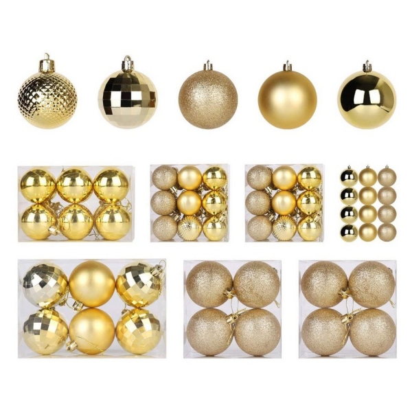 Salcar Weihnachtsbaumkugel »100er / 180er Weihnachtskugeln Set, Christbaumkugeln Kunststoff, Weihnachtsbaumschmuck, Tannenbaum Kugeln«, 100…