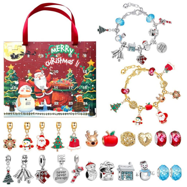 SCOBLA Adventskalender 2023, Knobelspiele Weihnachtskalender 24-teiliges Set (24-tlg), Countdown Weihnachts-Adventskalender für Kinder und Erwachsene
