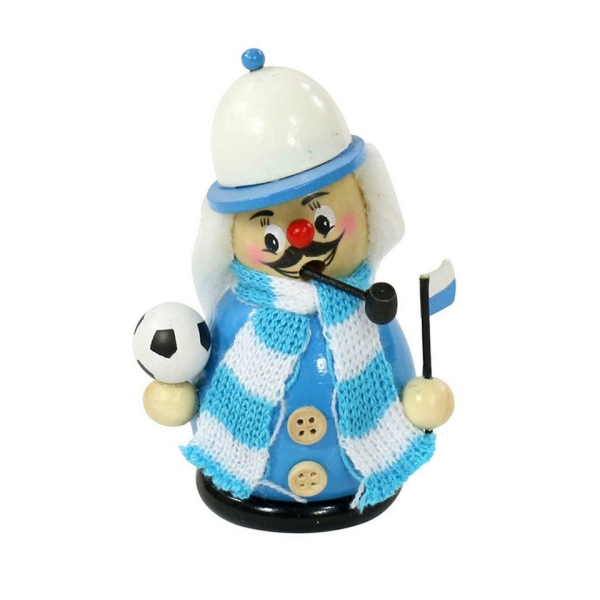 SIGRO Räuchermännchen »Holz Räucherfigur Fußballer mit Strickschal«, (1 St)