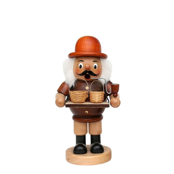 SIGRO Räuchermännchen »Holz Räuchermann Korbhändler mit Bauchladen«, (1 St)