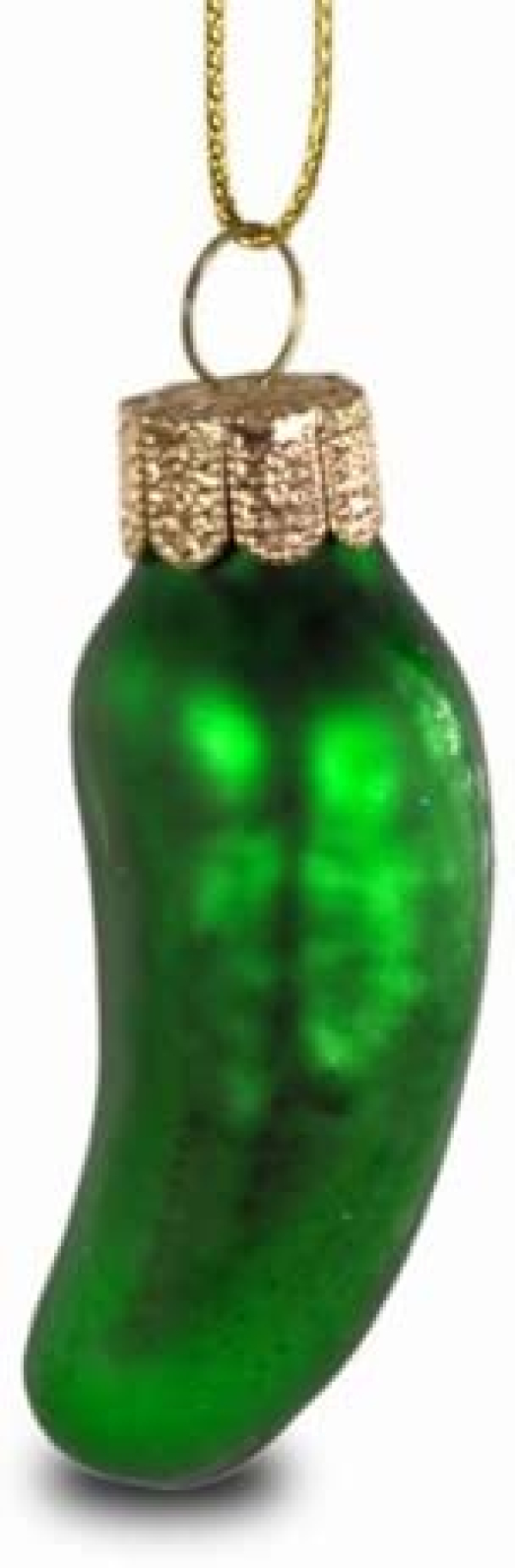 SIKORA BS227 Weihnachtsgurke Christbaumschmuck Glas Figur Weihnachtsbaum Anhänger