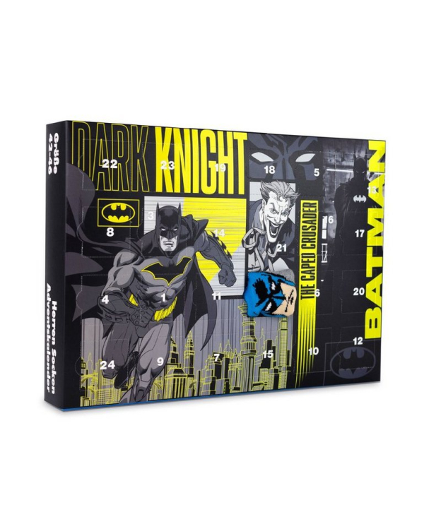 Sockswear Socken Batman Adventskalender 2023 Damen Herren Sockenkalender