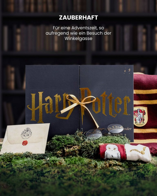 Sockswear Socken Harry Potter Adventskalender 2023 Damen o Herren Sockenkalender