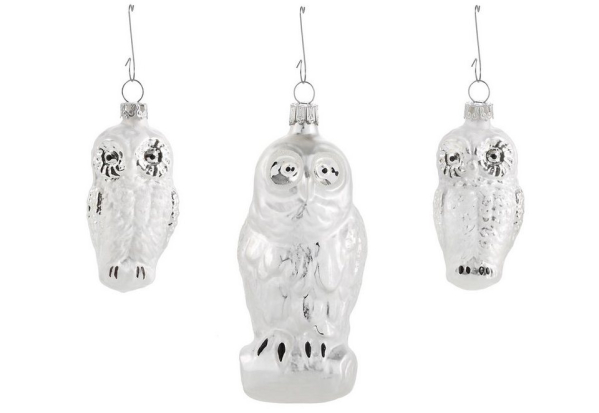 Thüringer Glasdesign Christbaumschmuck »Eisprinzessin« (3-tlg)