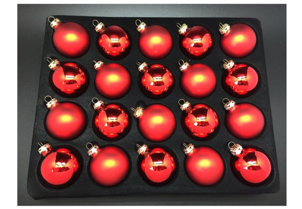 Thüringer Glasdesign Weihnachtsbaumkugel (20 St)