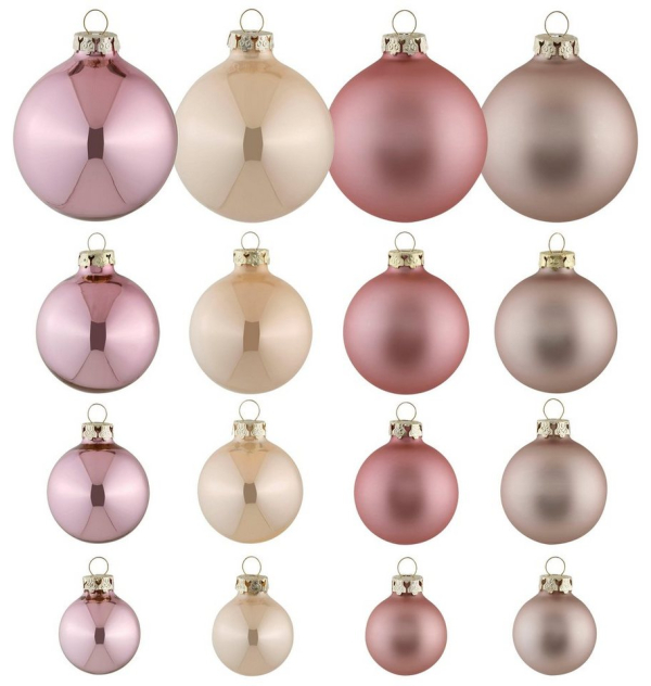 Thüringer Glasdesign Weihnachtsbaumkugel »Deluxe« (40 St)