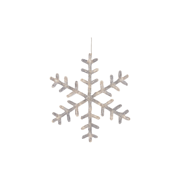 toom LED-Schneeflocke 24 LEDs warmweiß Ø 38 cm