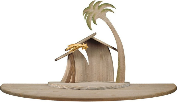 ULPE WOODART Krippe »Kometstern«, Handbemalt