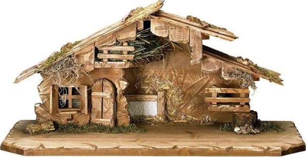 ULPE WOODART Krippe »Südtirol«, Handarbeit, hochwertige Holzschnitzkunst