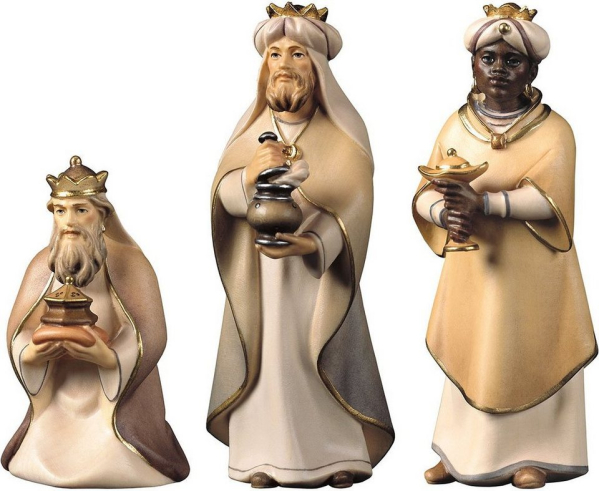 ULPE WOODART Krippenfigur »Heilige Drei Könige« (Set, 3 St), zur Komet Krippe, Handarbeit
