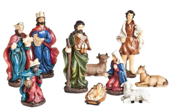 VBS Krippenfigur »VBS Maxi-Krippenfiguren, 10-tlg., 4-15cm«, 10-tlg