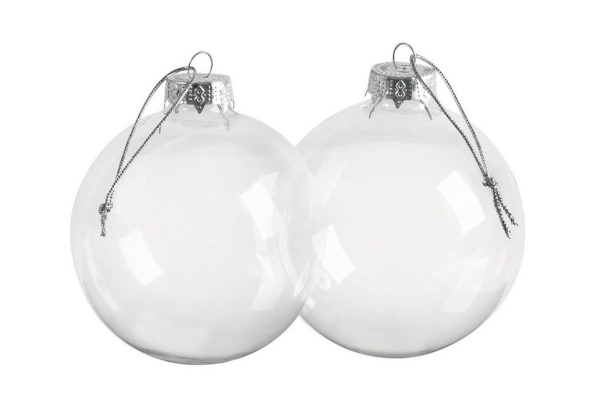 VBS Weihnachtsbaumkugel, Glas, 2 Stück