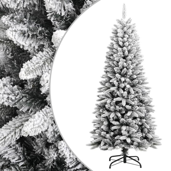vidaXL Künstlicher Weihnachtsbaum »Künstlicher Weihnachtsbaum Beschneit 150 cm PVC&PE«