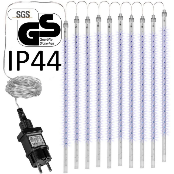 VOLTRONIC LED-Lichterkette »VOLTRONIC® LED Meteorschauer Lichterkette«, für innen und außen, Varianten: 240 LED / 480 LED, erhältlich in…