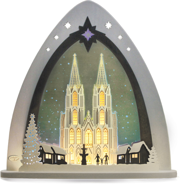 Weigla LED Lichterbogen »Kölner Dom«, 1 tlg., Lichterspitze