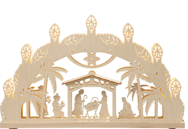 Weigla LED Schwibbogen »Bethlehem«, 1 tlg., 7-flammig