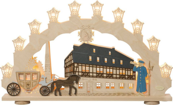 Weigla LED Schwibbogen »Zwönitz« (1-tlg), 15-flammig