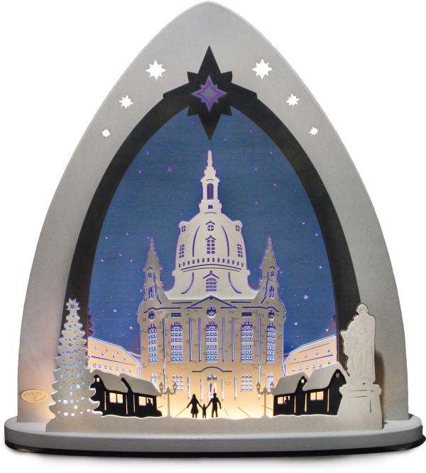 Weigla Lichterbogen »Dresdner Frauenkirche«, in 3D Optik