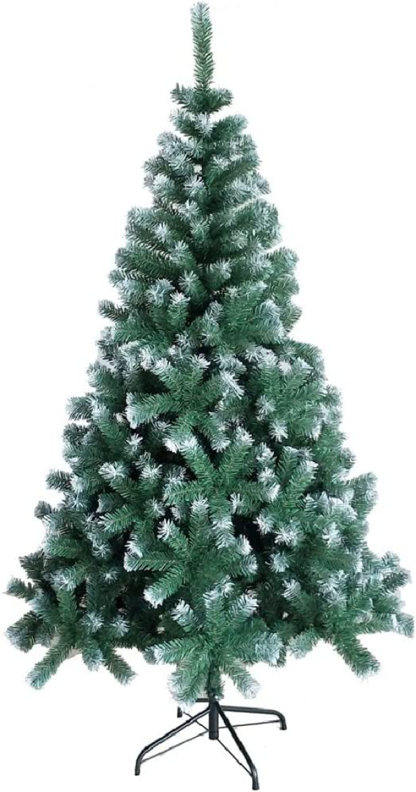 Weihnachtsbaum Künstlich 180cm, 650 Spitzen, Grün Unechter Tannenbaum Weihnachtsdeko Christbaum Tanne, Künstlicher Weihnachtsbaum mit Schnellaufbau…